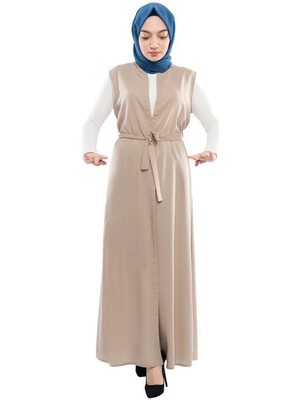 Moda Çizgi Yakalı Yelek