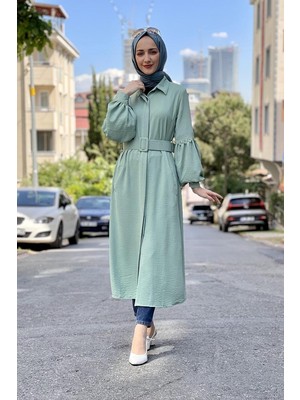 Moda Çizgi Desenli Tunik