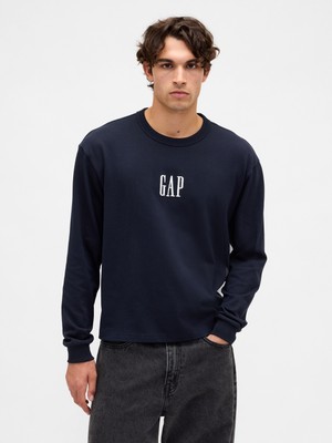 Gap Erkek Lacivert Gap Logo T-Shirt