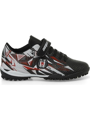 Beşiktaş Estes F 4pr Siyah Erkek Çocuk Halı Saha Ayakkabısı 36-39 Arası Bağcıklıdır