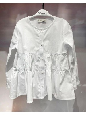 Hakim Yaka Kız Çocuk Gömlek