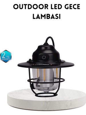 Nilavia Outdoor Retro Kamp Işığı Uzun Ömürlü Pil Taşınabilir Suya Dayanıklı - AL002A-61UQ73