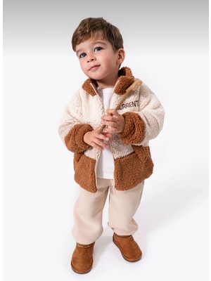 Butik Erkek Çocuk Polar Ceketli 3'lü Alt - Üst Takım