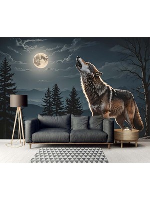 Grown Ayın Bekçisi Kurt Duvar Kağıdı