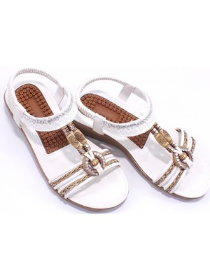 Guja Taşlı Sandalet 25Y120-04 ( Kalıbı Küçüktür )