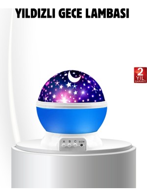 Nilavia LED Gece Lambası 6 Renk Seçenekli Yumuşak Işıklı Uyku Yardımcı Lamba - AL002A-61UH96