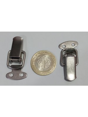 Kilit Market 2 Adet Paslanmaz Çelik Mini Kelepçeleri