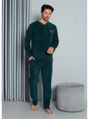 Moda Çizgi Welsoft Polar Erkek Pijama Takımı 6826