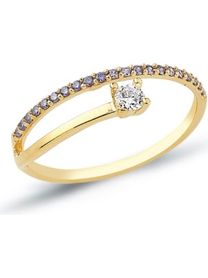 Oroline Kuyumculuk 8 Ayar Altın Sonsuz Zarafet Yüzük