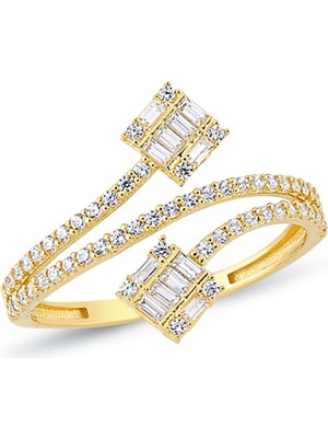 Oroline Kuyumculuk 8 Ayar Trend Kadın Eklem Altın Yüzük