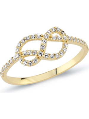 Oroline Kuyumculuk 14 Ayar Altın Modern Kadın Yüzük