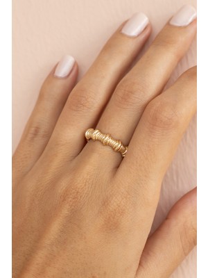 Oroline Kuyumculuk 14 Ayar Trend Altın Yüzük