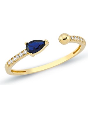 Oroline Kuyumculuk 8 Ayar Açık Uçlu Kadın Altın Yüzük