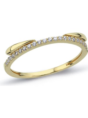 Oroline Kuyumculuk 8 Ayar Trend Altın Yüzük