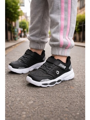 Minibonito Kız Çocuk Spor Ayakkabı – Fileli, Cırt Cırtlı, Anarok Taban"