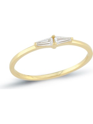 Oroline Kuyumculuk 8 Ayar Minimal Kadın Altın Eklem Yüzük