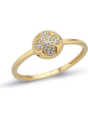 Oroline Kuyumculuk 8 Ayar Minimal Kadın Altın Yüzük