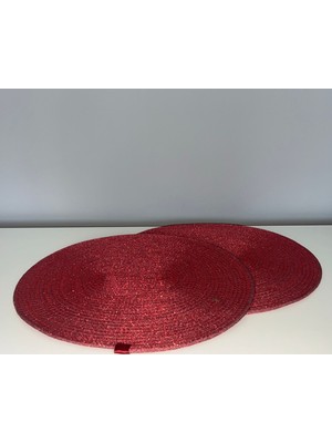 Ersin Tekstil Runner Amerikan Servisi Supla Yılbaşı Konsepti Sim Ip Oval (2 Adet)