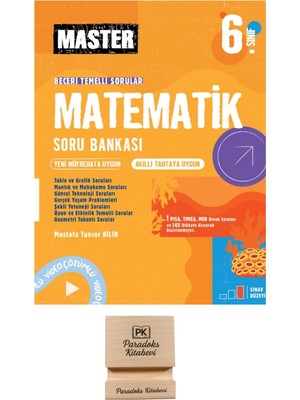 Okyanus Yayınları 6. Sınıf Master Matematik Soru Bankası + Telefon Standı