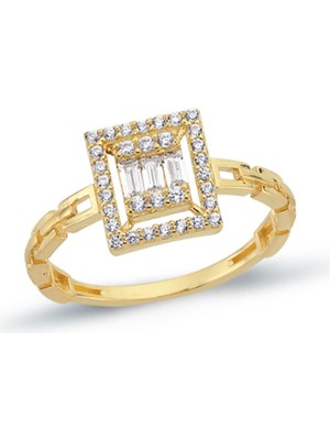 Oroline Kuyumculuk 14 Ayar Trend Altın Yüzük