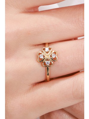 Oroline Kuyumculuk 14 Ayar Trend Altın Yüzük