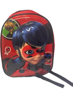 Uğur Böceği (Ladybug) Desenli Kız Çocuk Okul Çantası