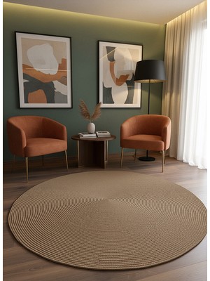 Rose'n Home JÜT-RV305 Elde Dokuma Doğal Jüt Hasır Halı