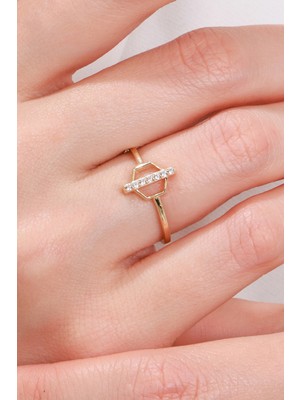 Oroline Kuyumculuk 14 Ayar Trend Altın Yüzük