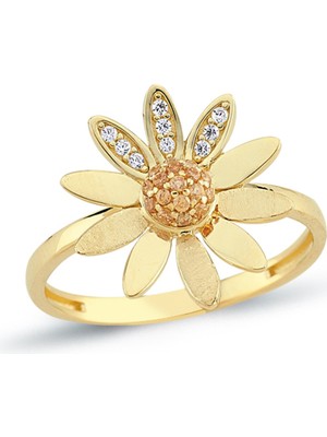 Oroline Kuyumculuk 8 Ayar Trend Altın Yüzük