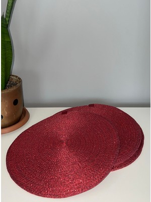 Ersin Tekstil Runner Amerikan Servisi Supla Yılbaşı Konsepti Sim Ip 4 Renk (4 Adet)