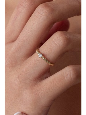 Oroline Kuyumculuk 8 Ayar Trend Altın Yüzük