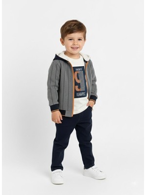 Butik Erkek BEBEK%100 Pamuklu Montlu 3'lü Alt- Üst Takım 9-12-18AY