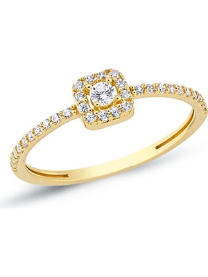 Oroline Kuyumculuk 14 Ayar Altın Trend Yüzük