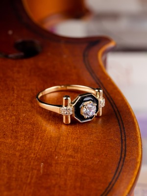 Oroline Kuyumculuk 14 Ayar Trend Altın Yüzük