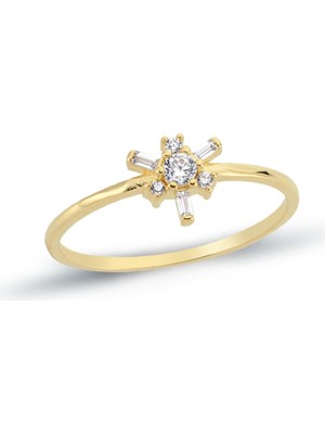 Oroline Kuyumculuk 8 Ayar Minimal Kadın Altın Eklem Yüzük