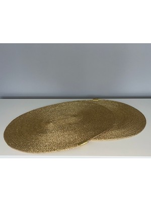 Ersin Tekstil Runner Amerikan Servisi Supla Yılbaşı Konsepti Sim Ip Oval (2 Adet)