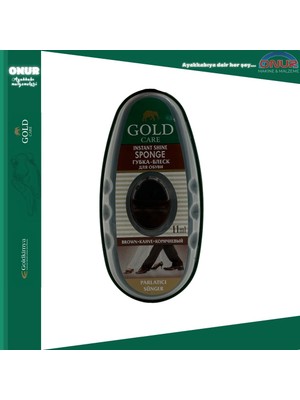 Gold Care Depolu Ayakkabı Parlatıcı Sünger