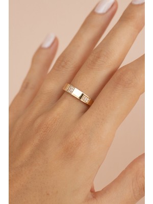 Oroline Kuyumculuk 14 Ayar Trend Altın Yüzük