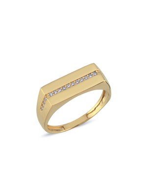 Oroline Kuyumculuk 8 Ayar Taşlı Kadın Altın Yüzük