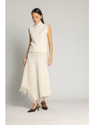 Nisan Triko Taşlı Triko Top