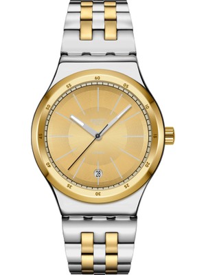 Swatch YIS437G Goldcloak Mechanism Erkek Kol Saati