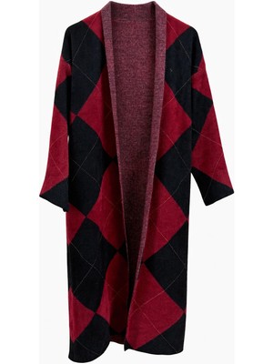 JOOQSTORE Baklava Desenli Yumuşak Hırka