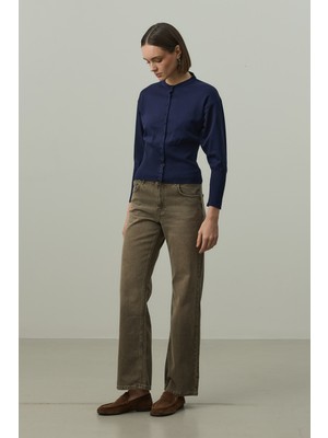 Fahhar Korse Kesim Hırka Lacivert