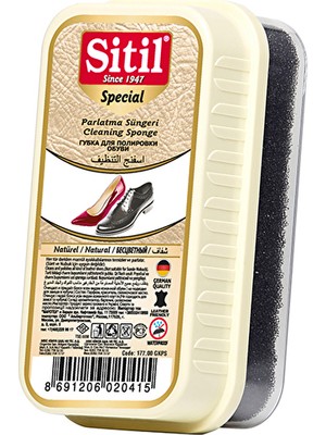 Sitil Parlatıcı Sünger Kutulu Natürel