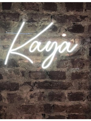 4 Karakter Isimli Neon Yazı