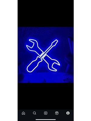 Araç Bakım Neon Yazı