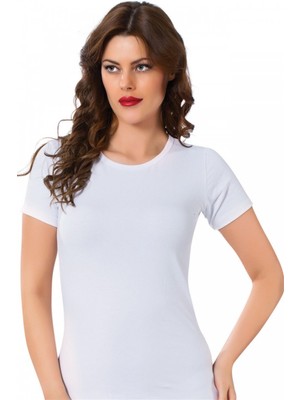 Moda Çizgi Bayan Kısa Kol Body 232B