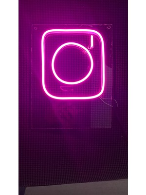 Instagram Logosu Neon LED Tabela
