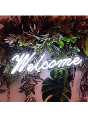 Welcome Neon Yazı