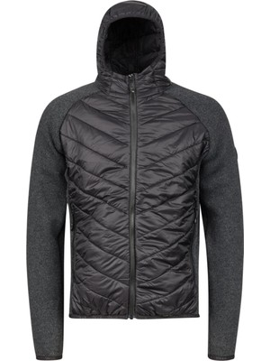 2AS Lucas Erkek Kapşonlu Tam Fermuarlı Sweat Siyah